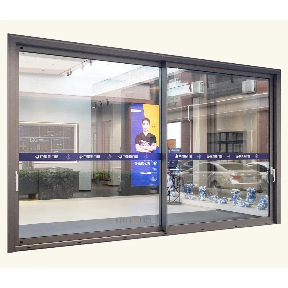 #for Hihaus balcony patio soundproof double glazed lift aluminum glass sliding door