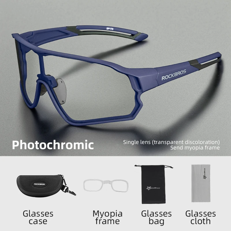 ROCKBROS Radfahren Brille Photochrome MTB Rennrad Brille UV400 Schutz Sonnenbrille Outdoor Brillen Sport Brille Ausrüstung 3