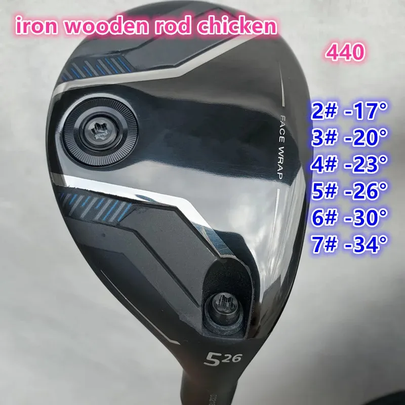 Calloway 2025 New Men's 440 Golf Club Hybrid Iron Wooden Rod 7hybrids with S