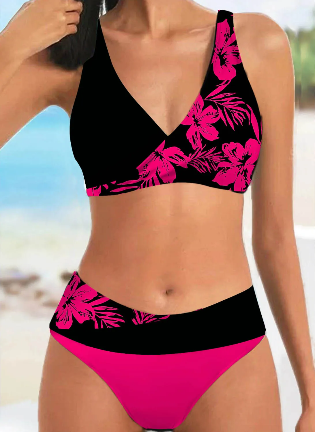 2023 Nieuwe Tweedelige Bikini Set Zwempak Bedrukte Badkleding Dames Zomer Badpak Dames Sexy Bikini XS-8XL