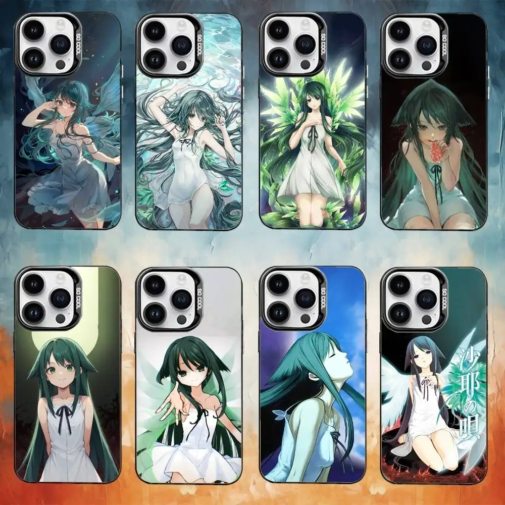 

Song of S-Saya Phone Case For iPhone 17 16 15 14 13 12 11 Pro Max Plus Silver candy Matte Cover