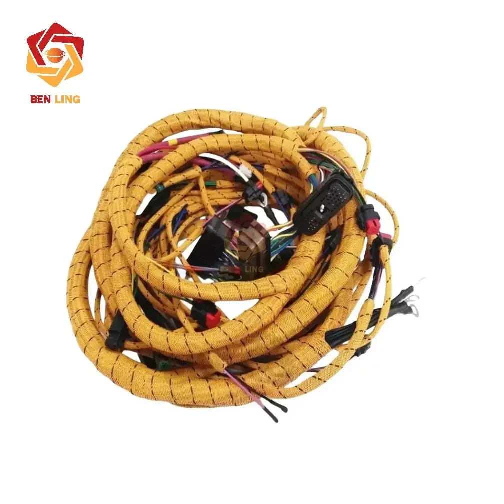 E345D 349D External Wiring Harness Excavator Parts Chassis Wiring Harness 319-0975 342-2990 Suitable for CATERPILLAR
