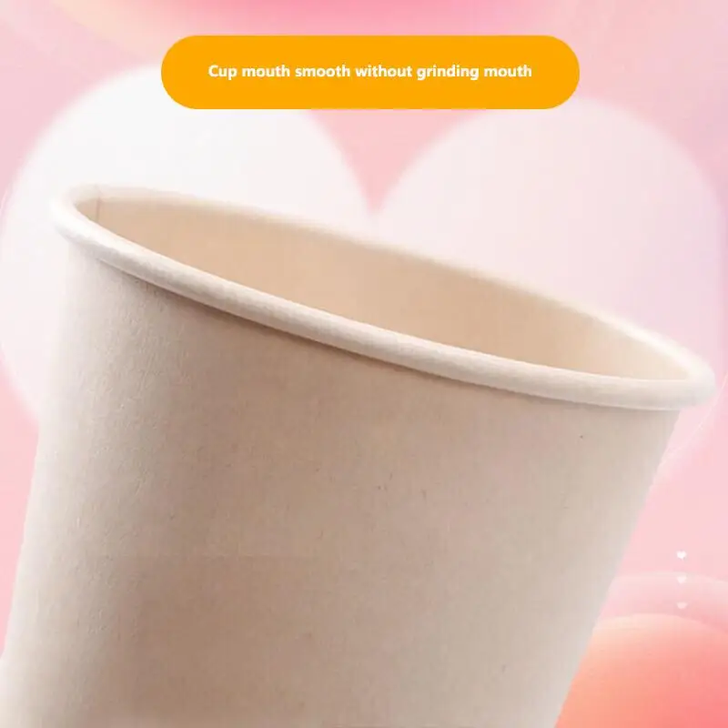 Thickened Original Pulp Disposable Cups - The Perfect Water Cup for Any Occasion