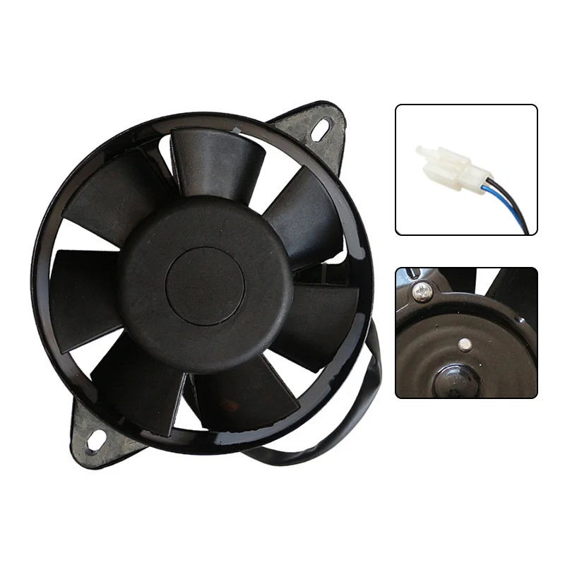 Motorcycle water tank fan cooler water cooler 200cc 250cc 300cc bicycle ATV four-wheel drive kart electric radiator view 4