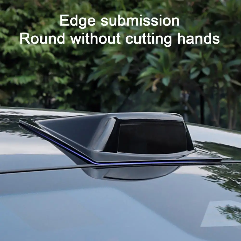 Car Roof Lidar Cover, Fake Air Vent Decoration Black Radar Shell Cap, Automotive Vent Cover Decal Car Exterior Styling Accessory