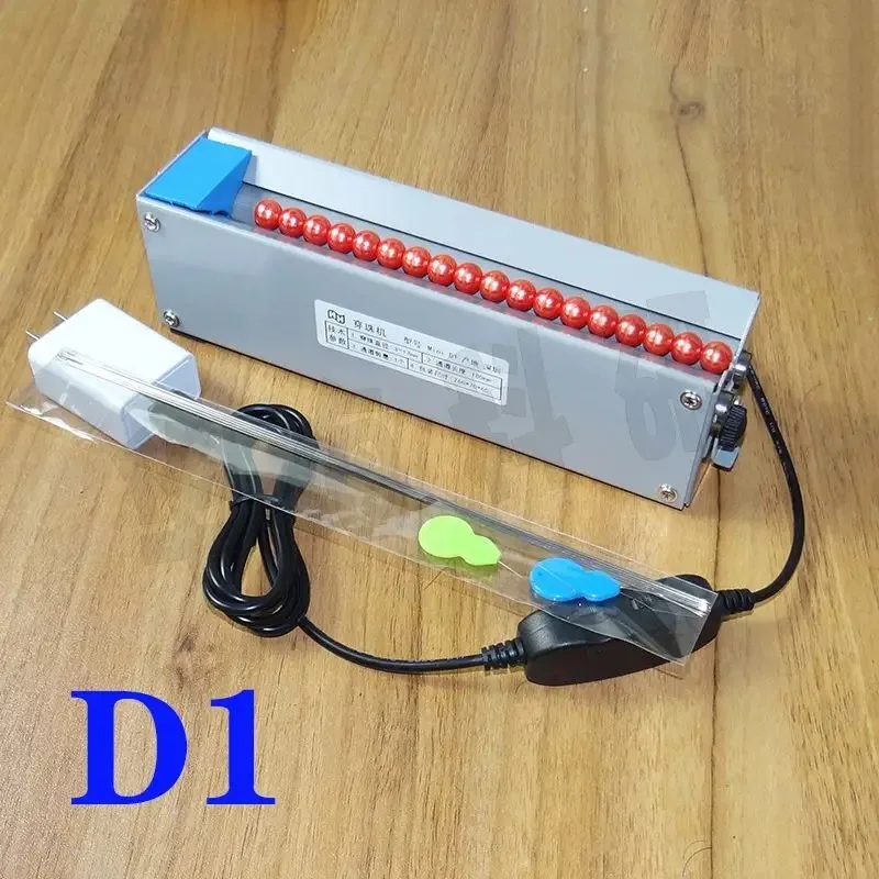 D2 Multifunctional Electric Beading Machine Dual Channel Adjustable Automatic Needle Metal Jewelry Beader DIY Tool