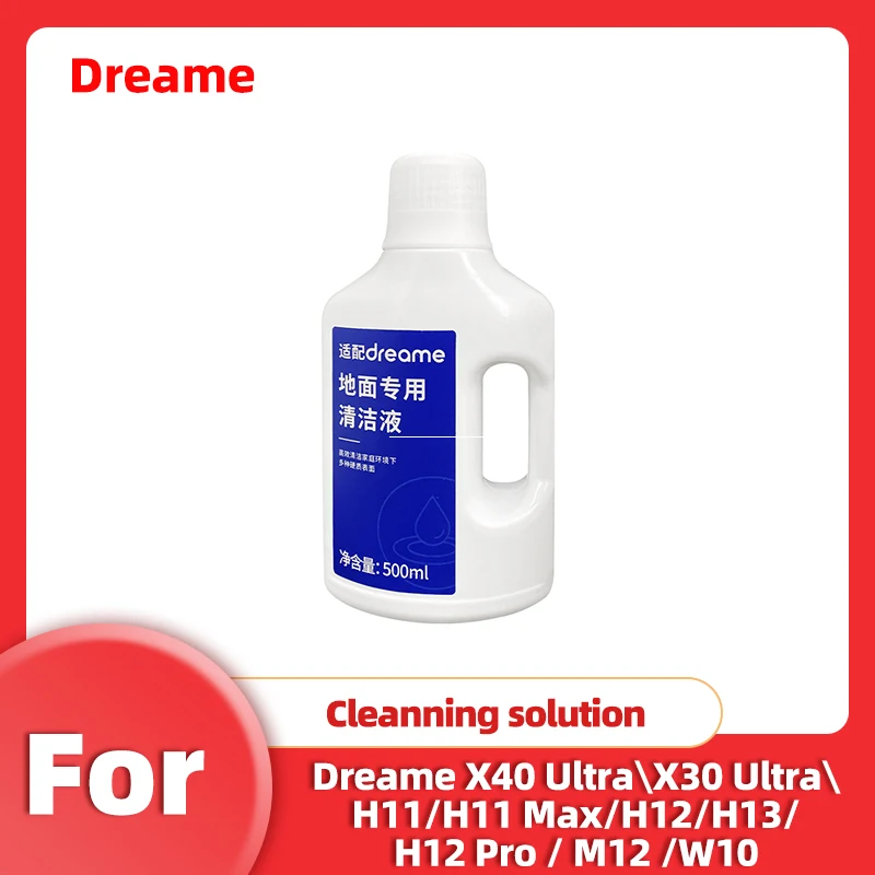 

Liquid Fit Dreame X40 Ultra\X30 Ultra\H11/H11 Max/H12/H13/H12 Pro / M12 /W10 Cleaning Fluid Parts Accessories 500ml