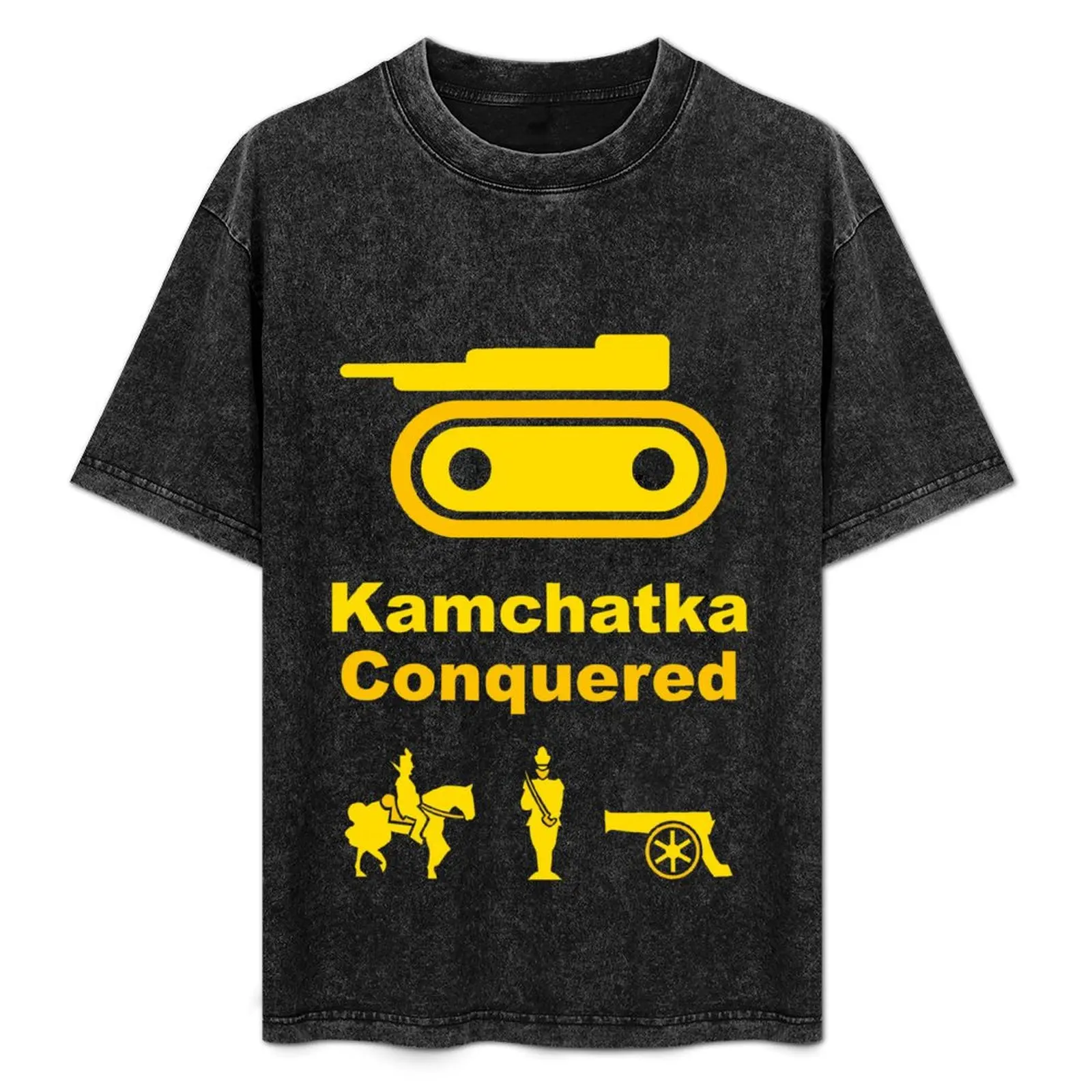 

Risiko Kamchatka Yellow T-Shirt Soft Durable Cotton T-Shirt