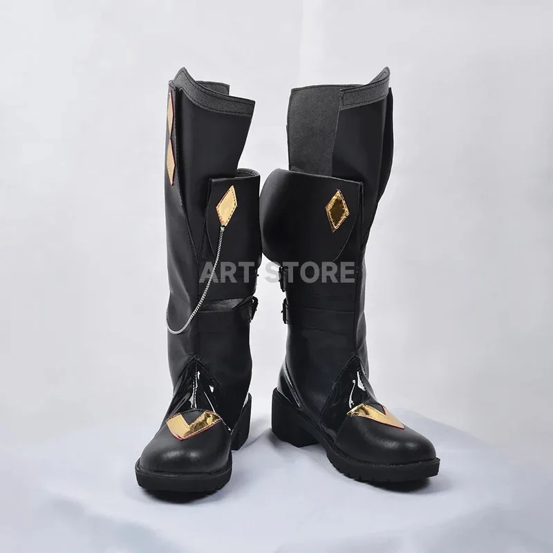

2025 yiyiTartaglia Game Genshinimpact Cosplay Boots Comic Con Halloween Tartaglia Costumes Shoes for Men