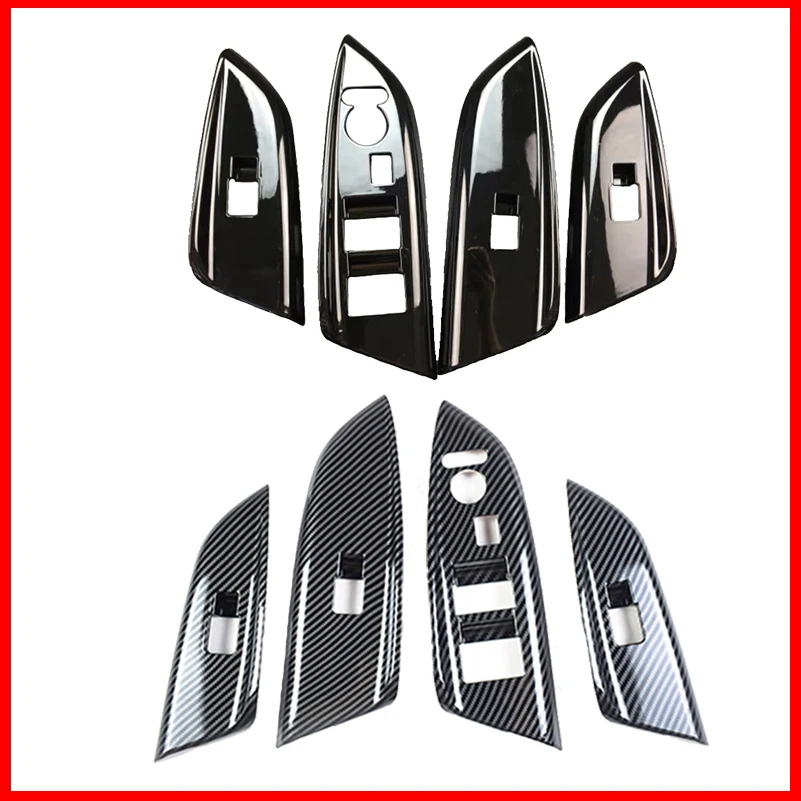 

Car Styling For Honda Fit 2015-2017 Door Window Lift Control Button Switch Panel Cover Trim Decoration Auto Parts Accessories