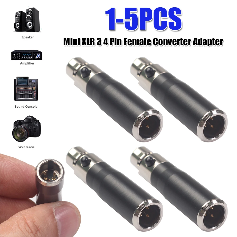 Mini Xlr 3 Pin Male…