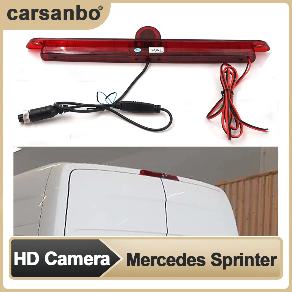 Carsanbo Rear View 3RD Brake Light Reversing Camera For Mercedes-Benz Sprinter HD Night Vision Camera