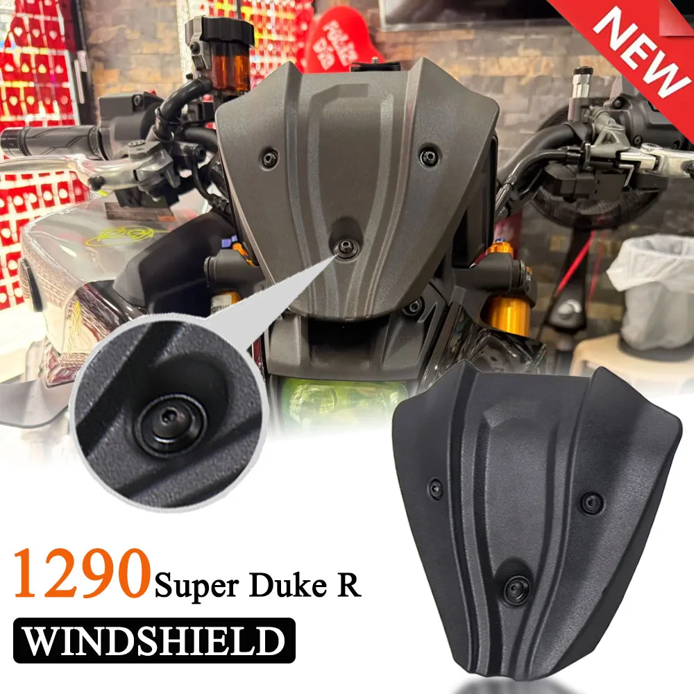 

Motorcycle Accessories For 1290 Super Duke R 1290 SuperDuke R RR 2021 2022 2023 Fly Screen Front Small Windshield Fairing