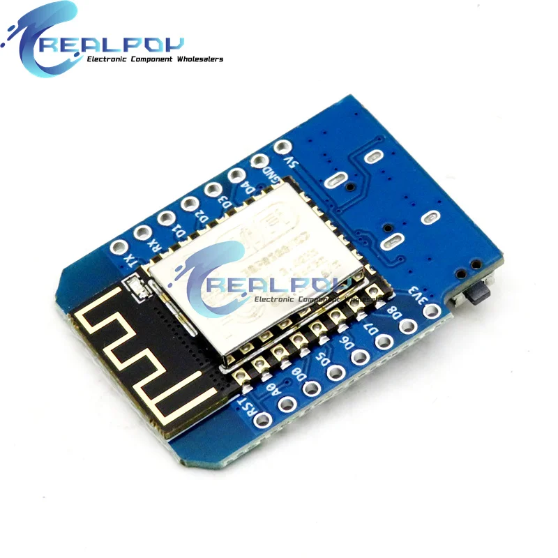 ESP8266 ESP-12 ESP-12F WeMos D1 Mini Module Wemos WiFi Development Board Micro/Type-C USB 3.3V Based On ESP-8266EX 11 With Pins