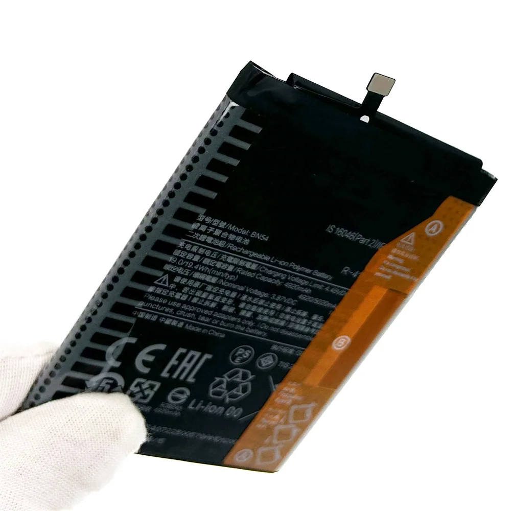 Genuine 5020mAh BN54 Battery For Xiaomi Redmi Note 9 Note9 5G / Redmi 10X 4G Version / Redmi 9 batteries batteria+tools