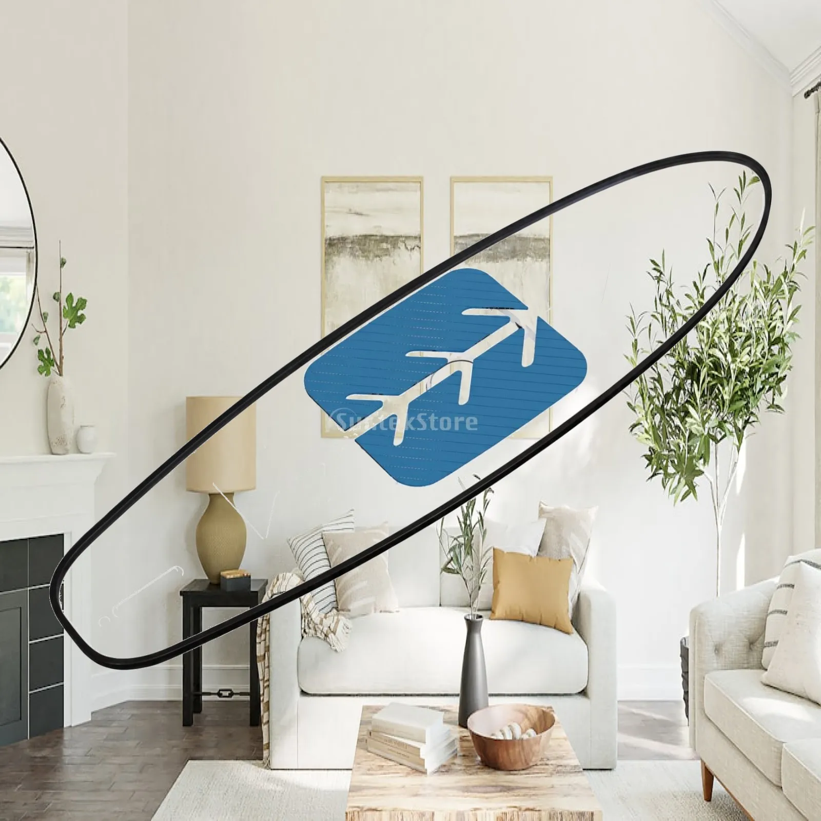 Paddle Board with Transparent Body Clear Inflatable Stand up Paddle Board Adjustable Safe for Beach