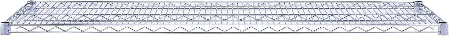 60"x18"x72" Chrome 5-Tier PREMIUM Wire Shelving NSF 4000 LBS MAX CAPACITY Heavy Duty Steel Storage Rack for Warehouses, Garages,