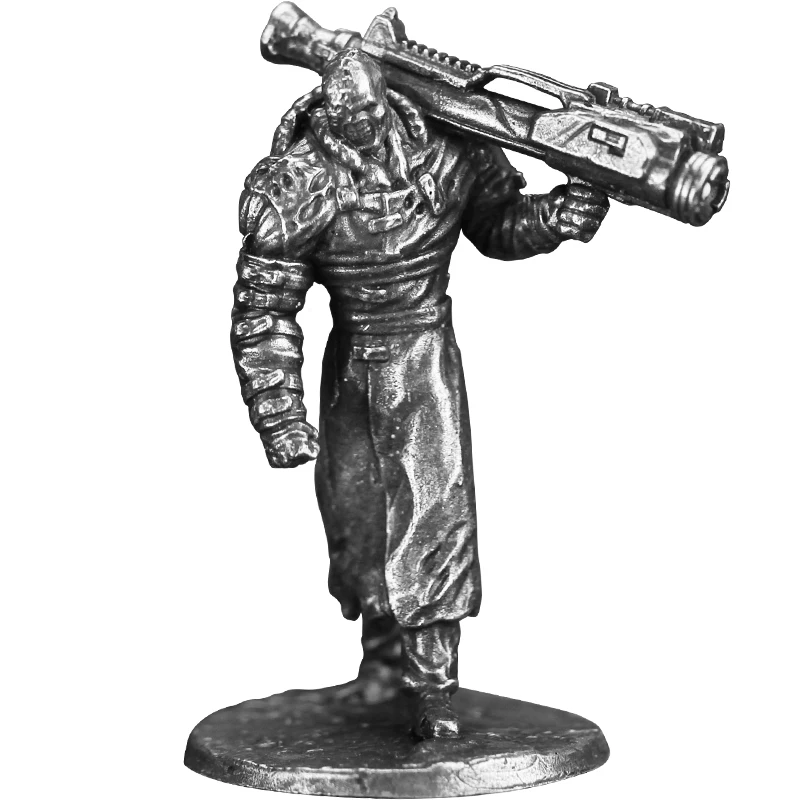 Metal cuproníquel residente soldado mal modelo figuras de ação jogo de tabuleiro peça estática estado ornamento em miniatura acessórios brinquedos