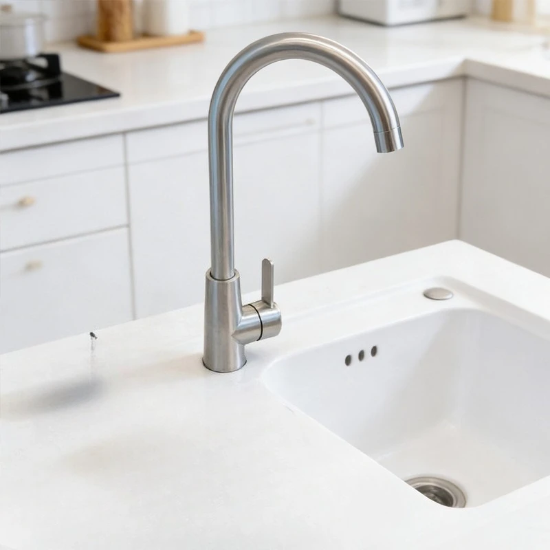 Hot Cold Splash-proof Feature Swivel Design for Home Vegetable Washing Sink Faucet Sink Water Tap Single Cold Kitchen Faucets