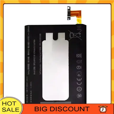 Mobile Phone Battery For Htc One M9 Plus M9+ M9W M9pt Hima Ultra BOPGE100 Fast Charging 2840Mah
