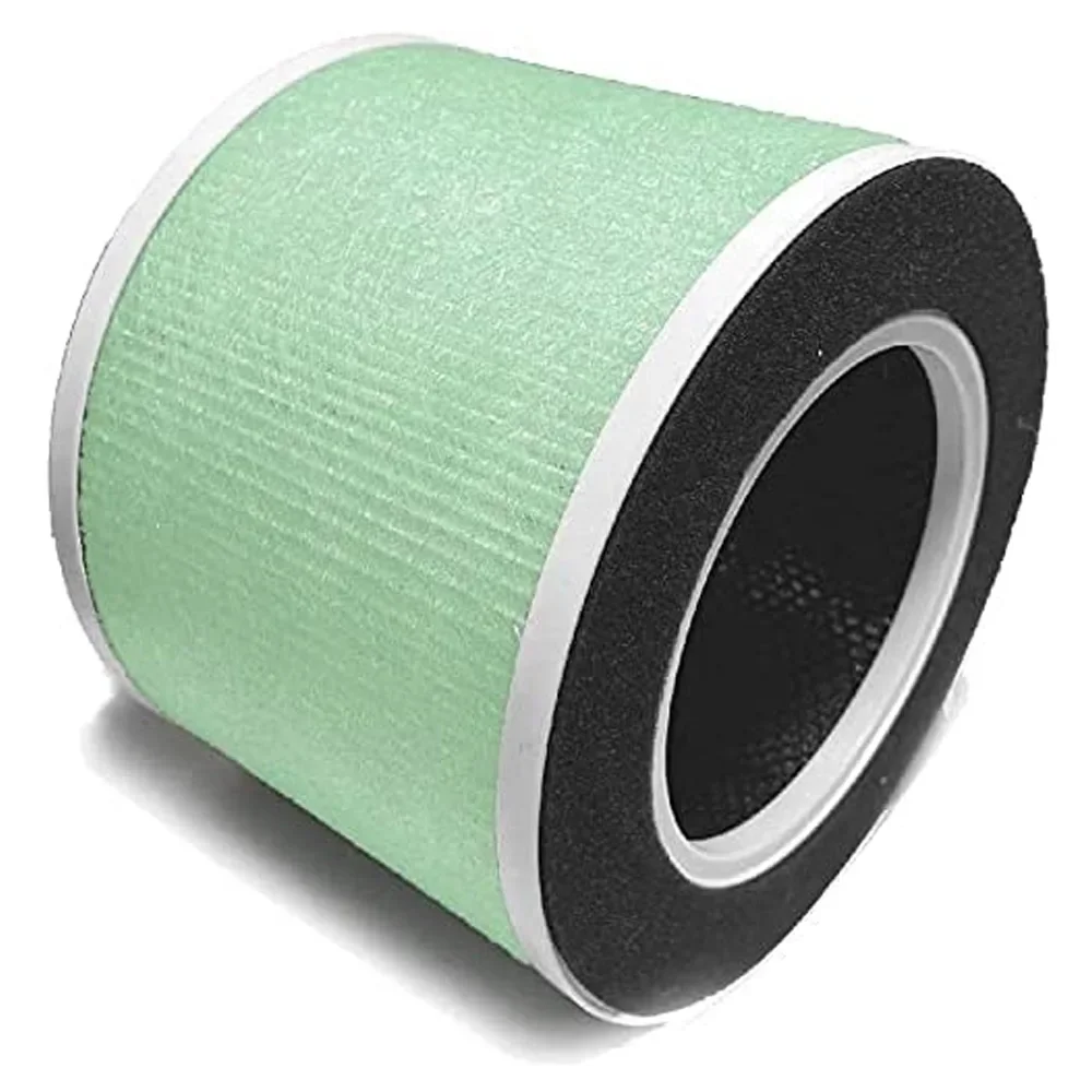 فلتر كربون HEPA متوافق مع منقي الهواء RENPHO RP-AP088 RP-AP088W/RP-AP088B RP-AP088-F2 نظام ترشيح 4 مراحل