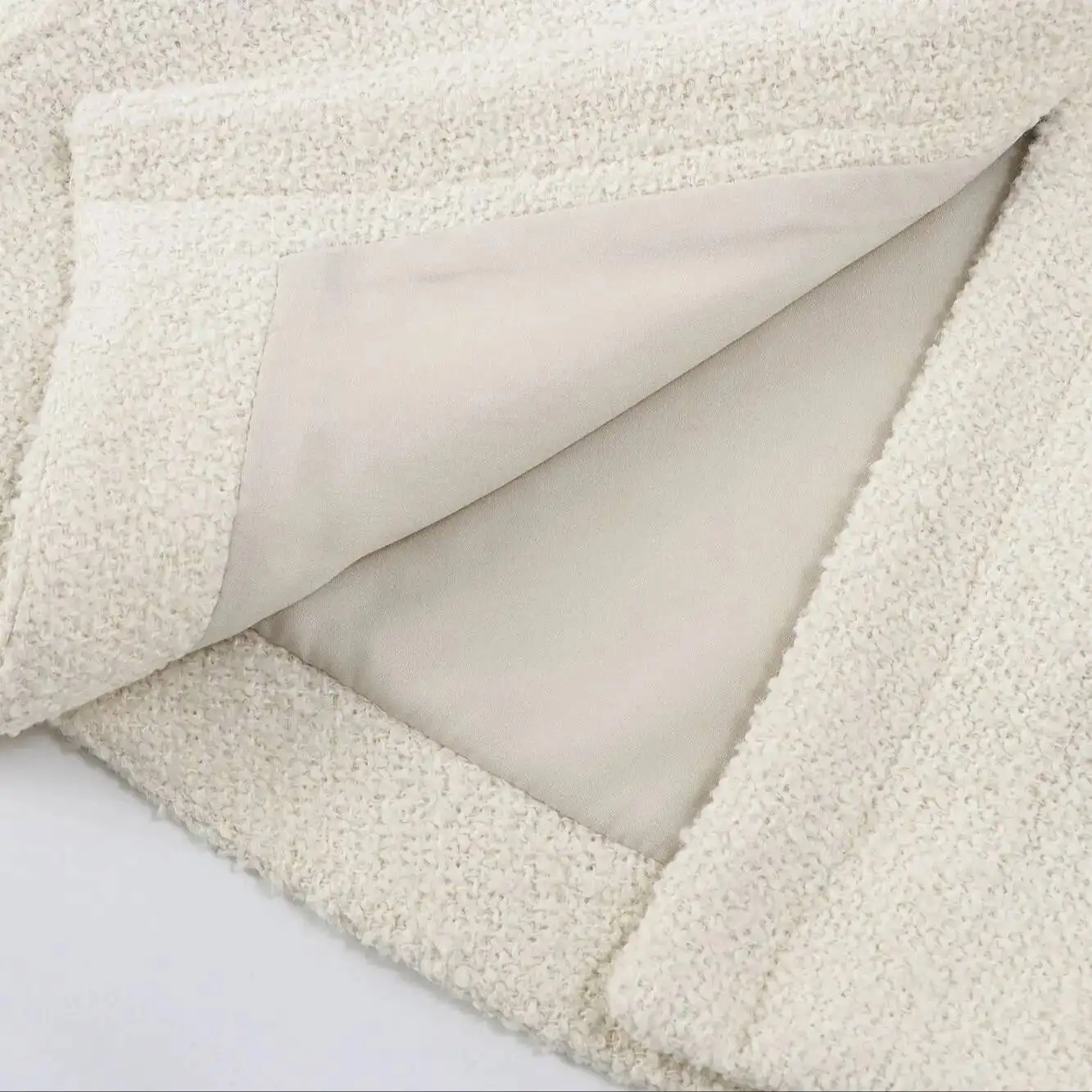 Chaqueta estilo capa Color sólido cuello alto suelto corto temperamento prendas de vestir exteriores ropa de mujer 2063066