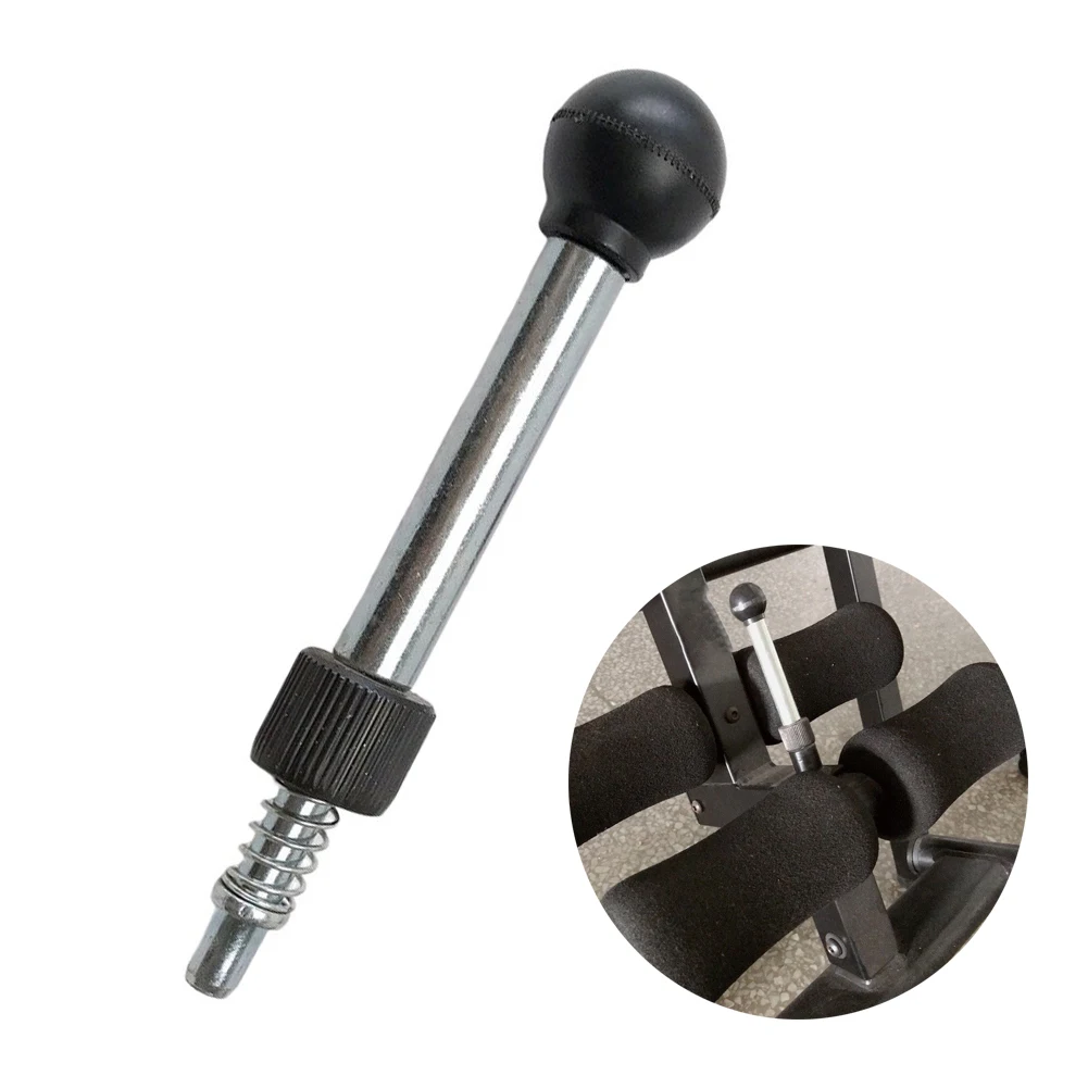 Quick-Release Locking Pin For Inversion Beds 18mmX1.5 Threaded Safety Pin Stainless Steel And Plastic Knob For For Gym Machines