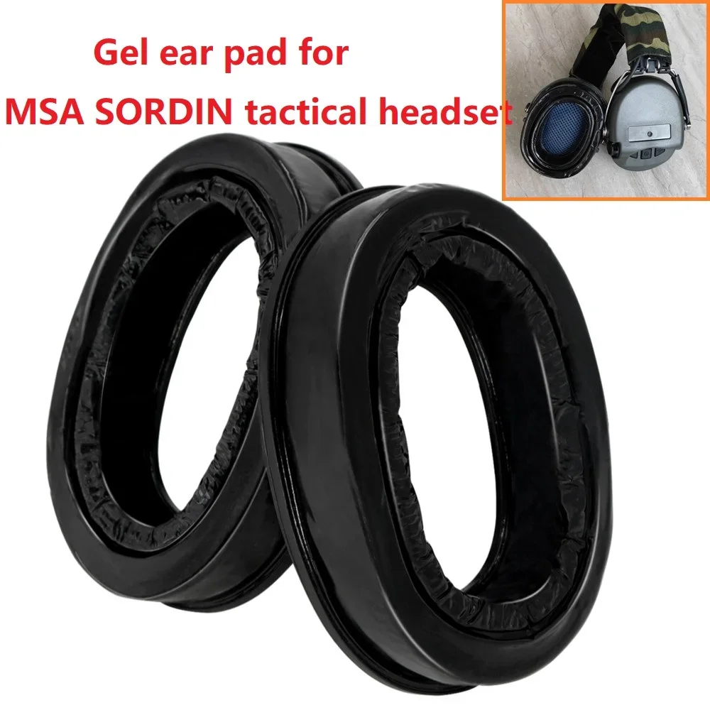 

SORDN Headphone Replacement Gel Ear Pads for MSA SORDIN /TCI LIBERATOR II Tactical Headset Electronic Airsoft Shooting Earmuffs