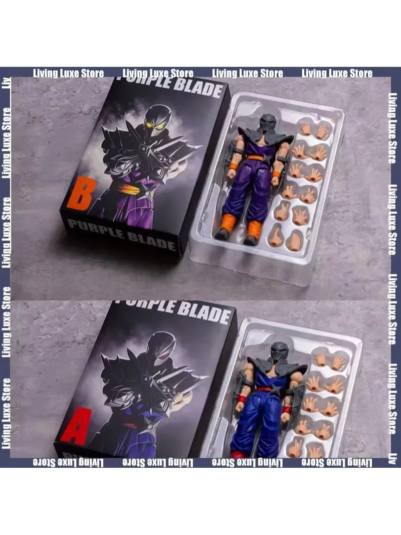 AUF LAGER Lila Blade Actionfiguren 1/12 Maßstab Bewegliche Sammlerfigur, Individuelles Gesicht Kopfskulptur Upgrade-Teile Zubehör-Set
