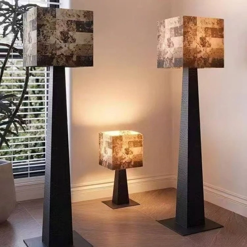 

Bedroom study living room Chinese art creative new floor lamp, vertical floor lamp