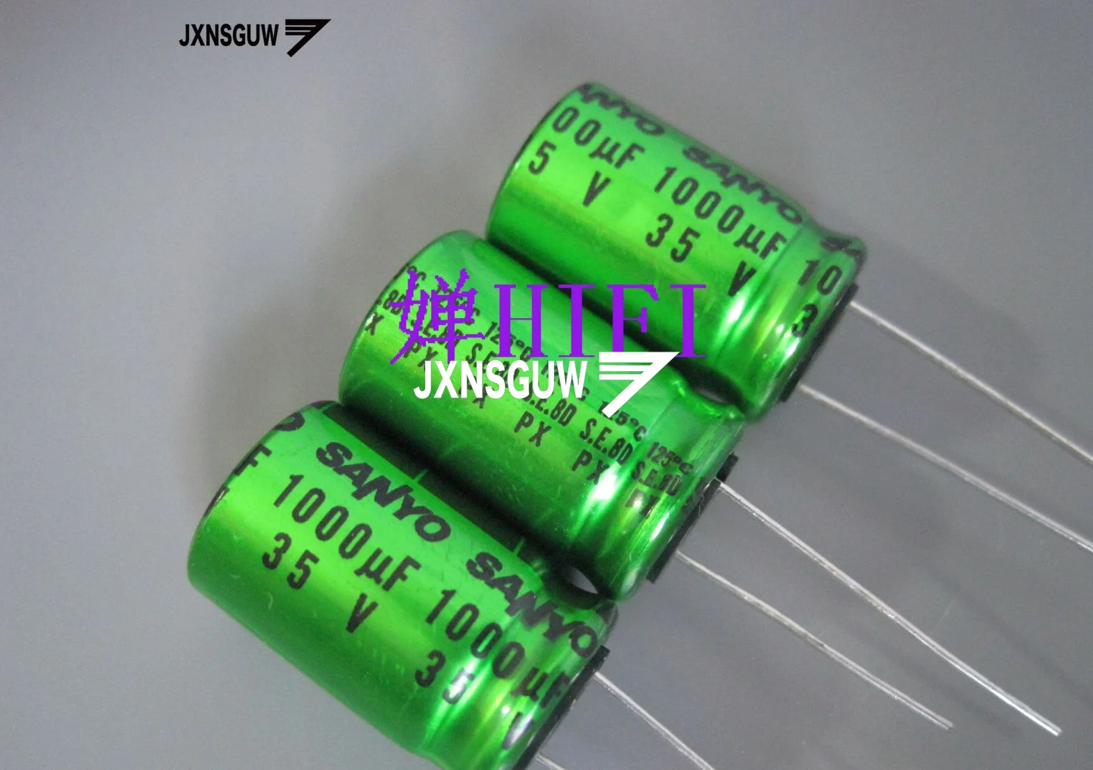 10PCS Original SANYO PX 35V1000UF 16X25MM Bright green Military grade electrolytic capacitors 1000uF/35v 125degrees 1000UF 35V