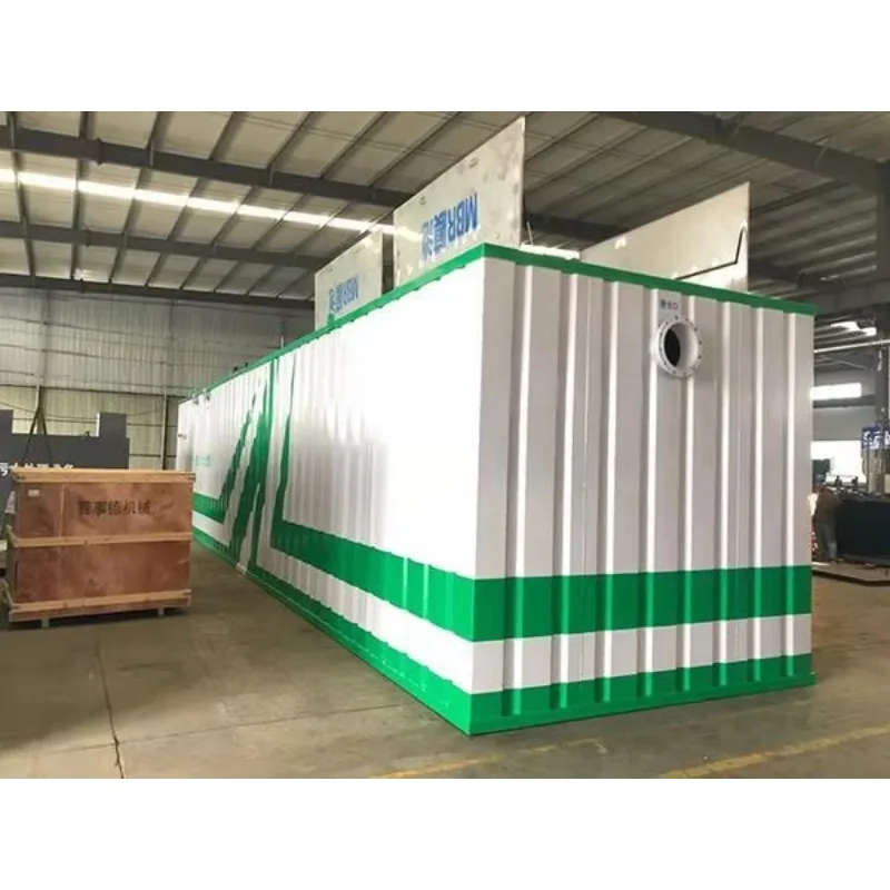Customized MBBR MBR Packaged Waste Water Treatment Plant Containerized Sewage Treatment Equipment Compact Sewage Treatment Plant view 3