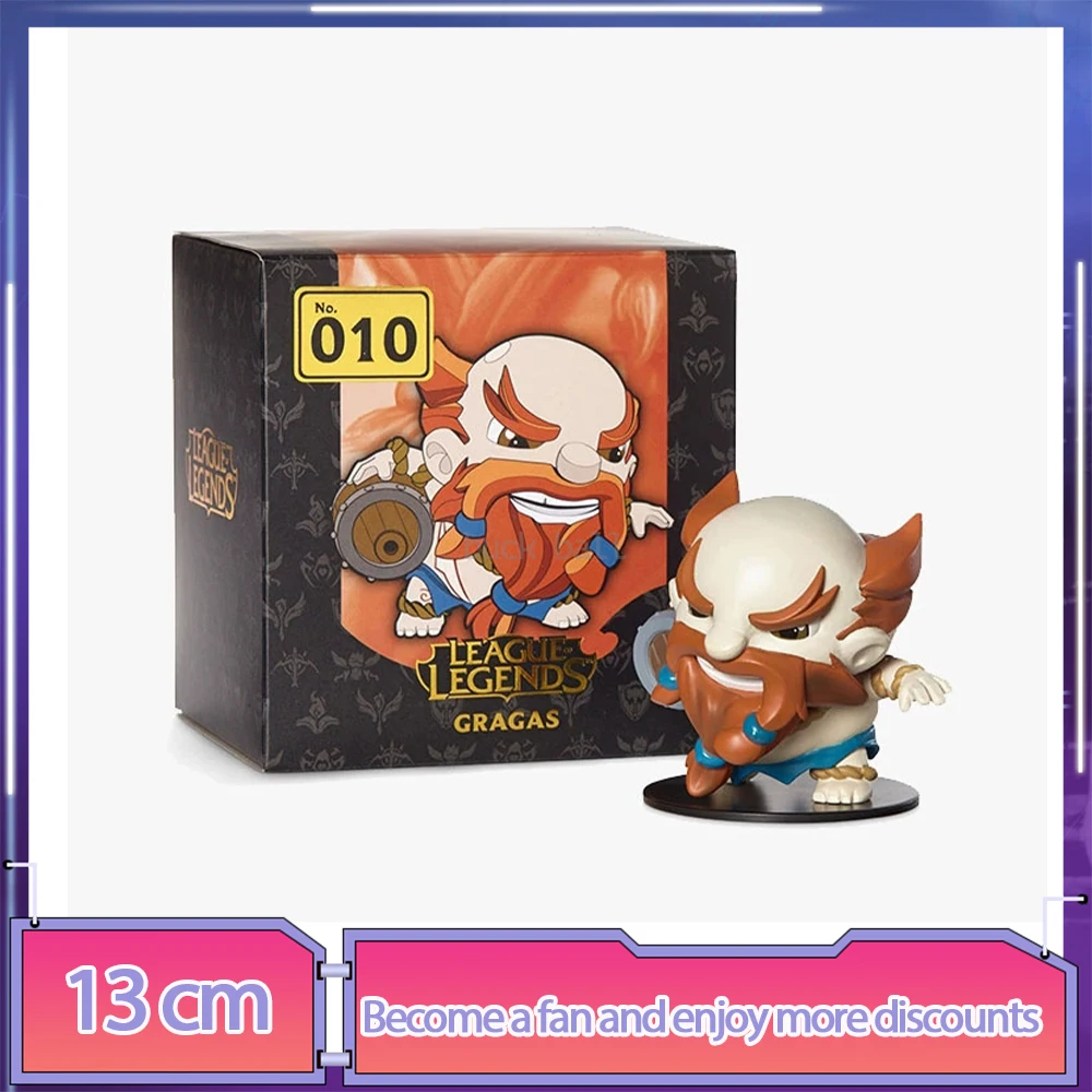 13cm League Of Legends Anime Figure Gragas Figures The Rabble Rouser Figurine Model Statue Doll Collection Decoration Toys Gifts