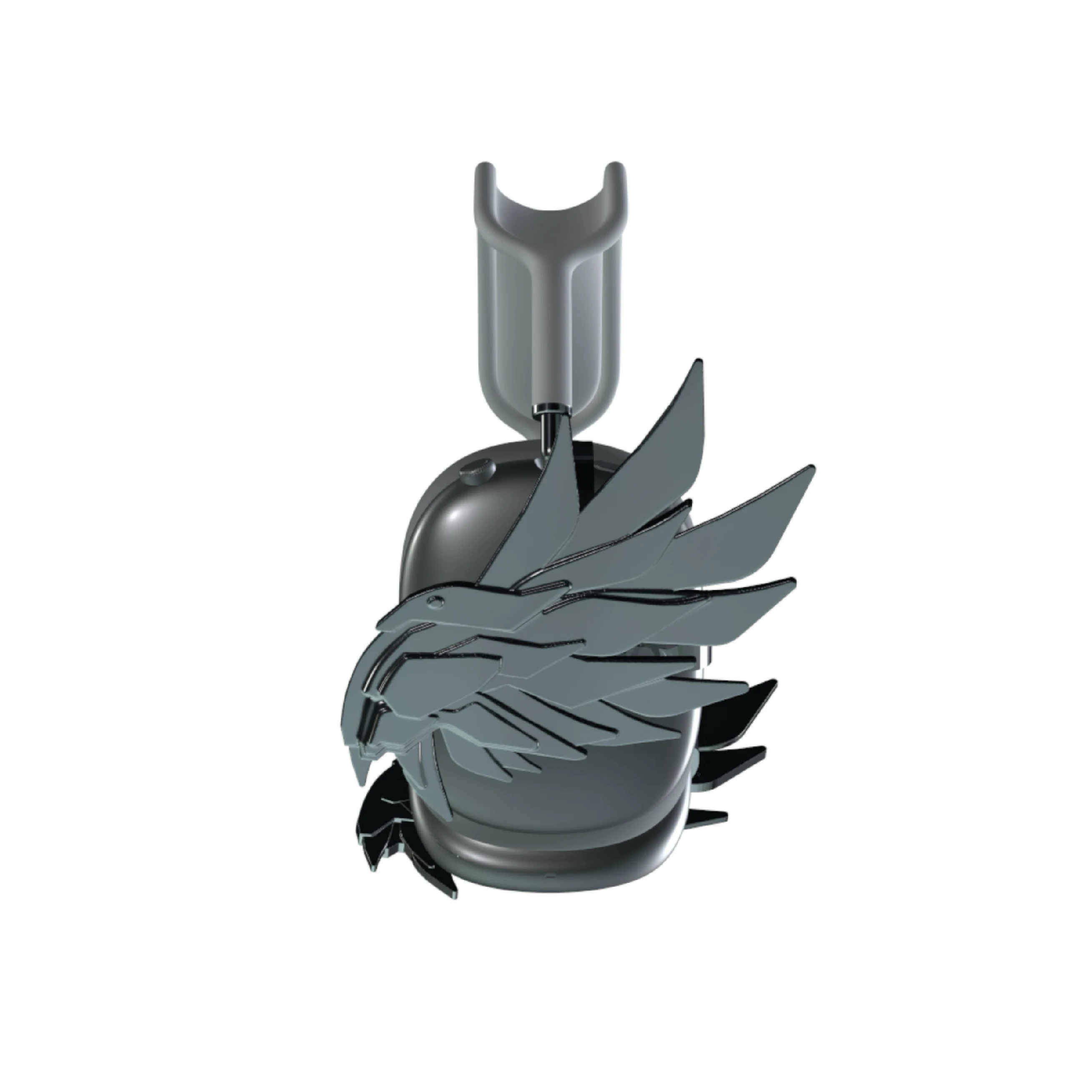 Подходит для модных аксессуаров AirpodsMax mecha Angel, защитный чехол для наушников