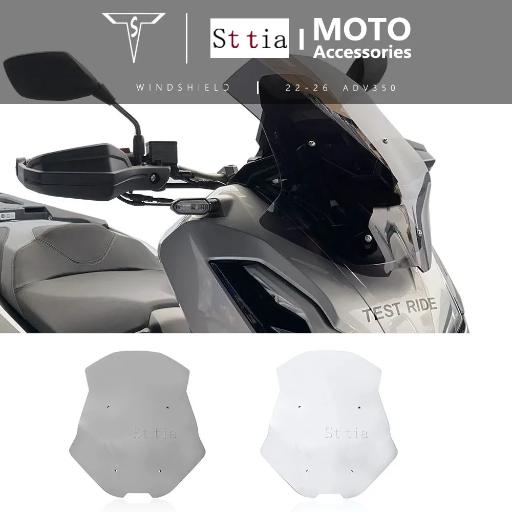 

For HONDA ADV350 Adv350 adv350 ADV 350 2022 2023 2024-2026 New Motorcycle Accessories Windshield Acrylic Front Windshield Shroud