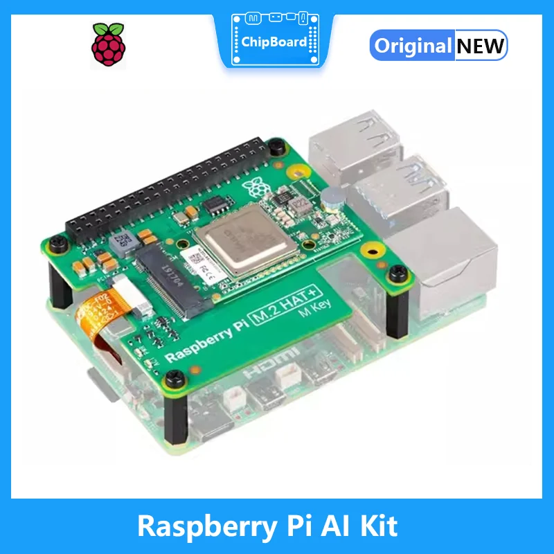 

Raspberry Pi 5 AI Kit 13T Artificial Intelligence Kit Hailo8L PCIe M.2 hat+CM4