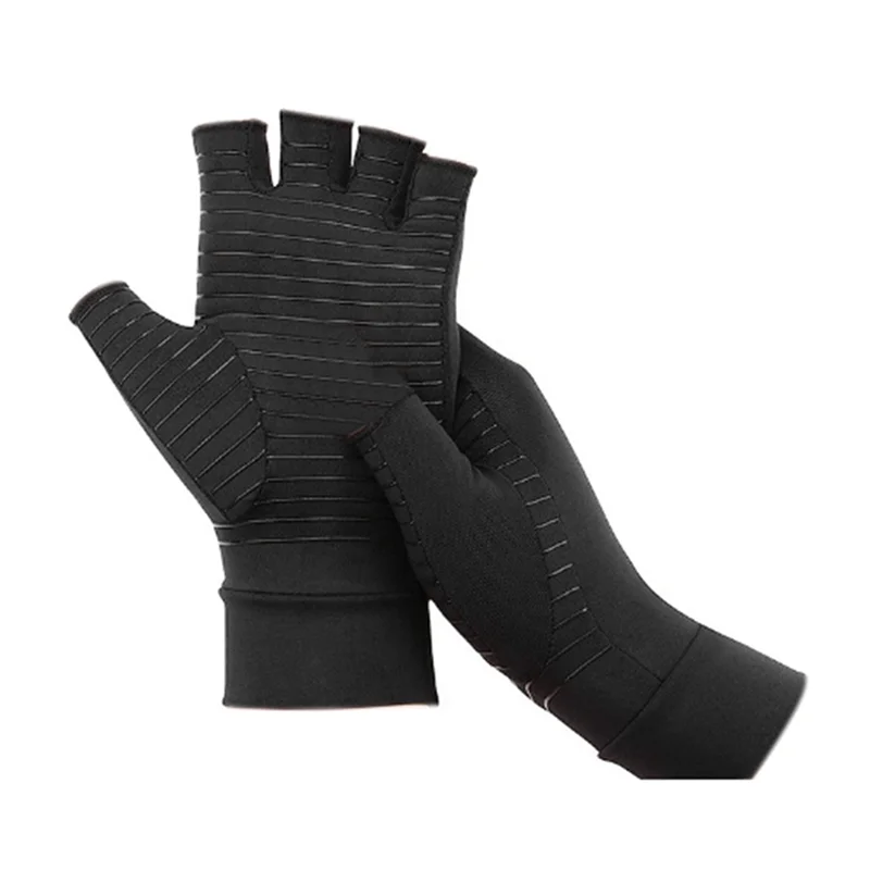 

Y45A-Arthritis Gloves Hand Support Wrist Brace For Swelling - Fingerless Compression Gloves Wrist Pain Support Women Men