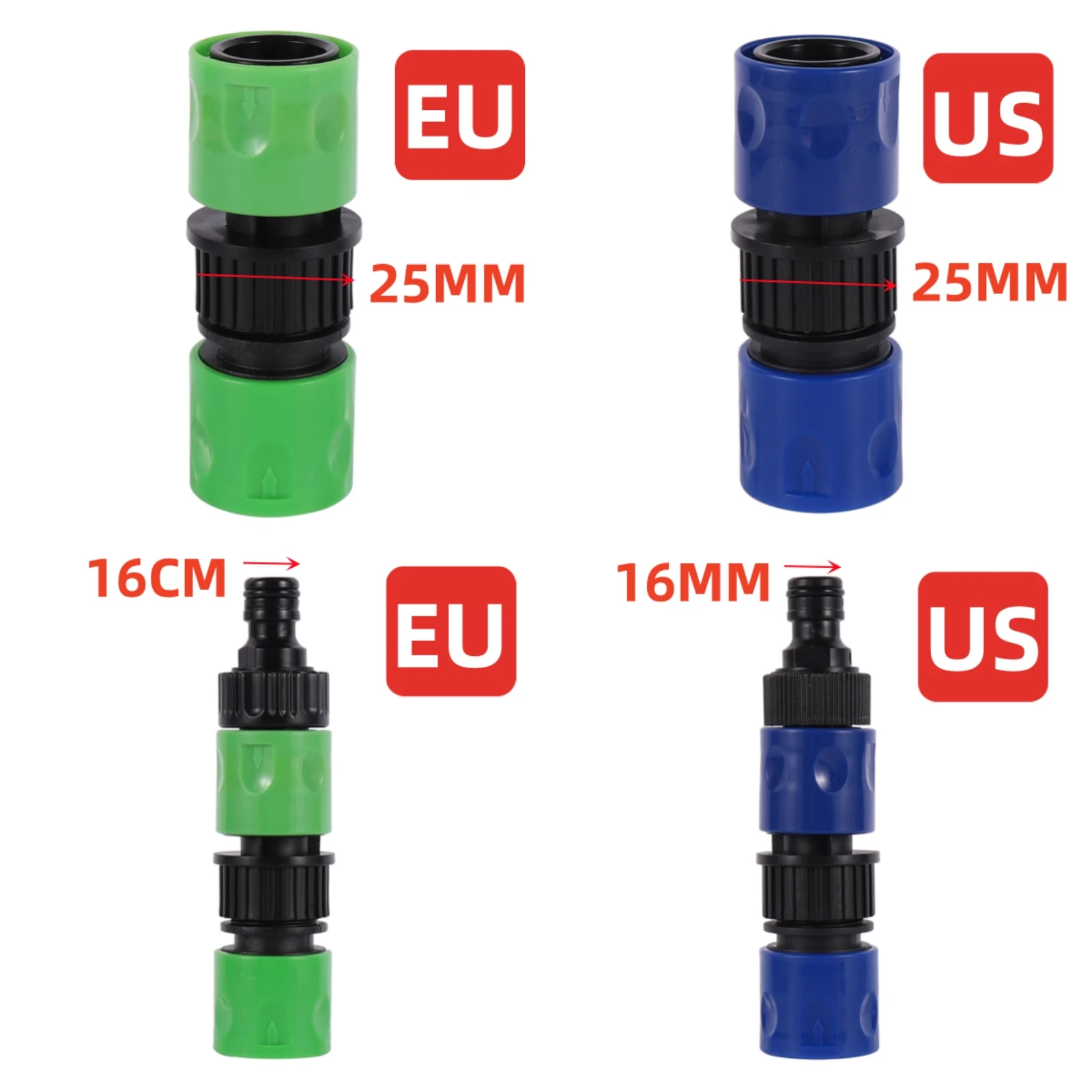 1PC US/EU Quick Connector Nipple 3/4\