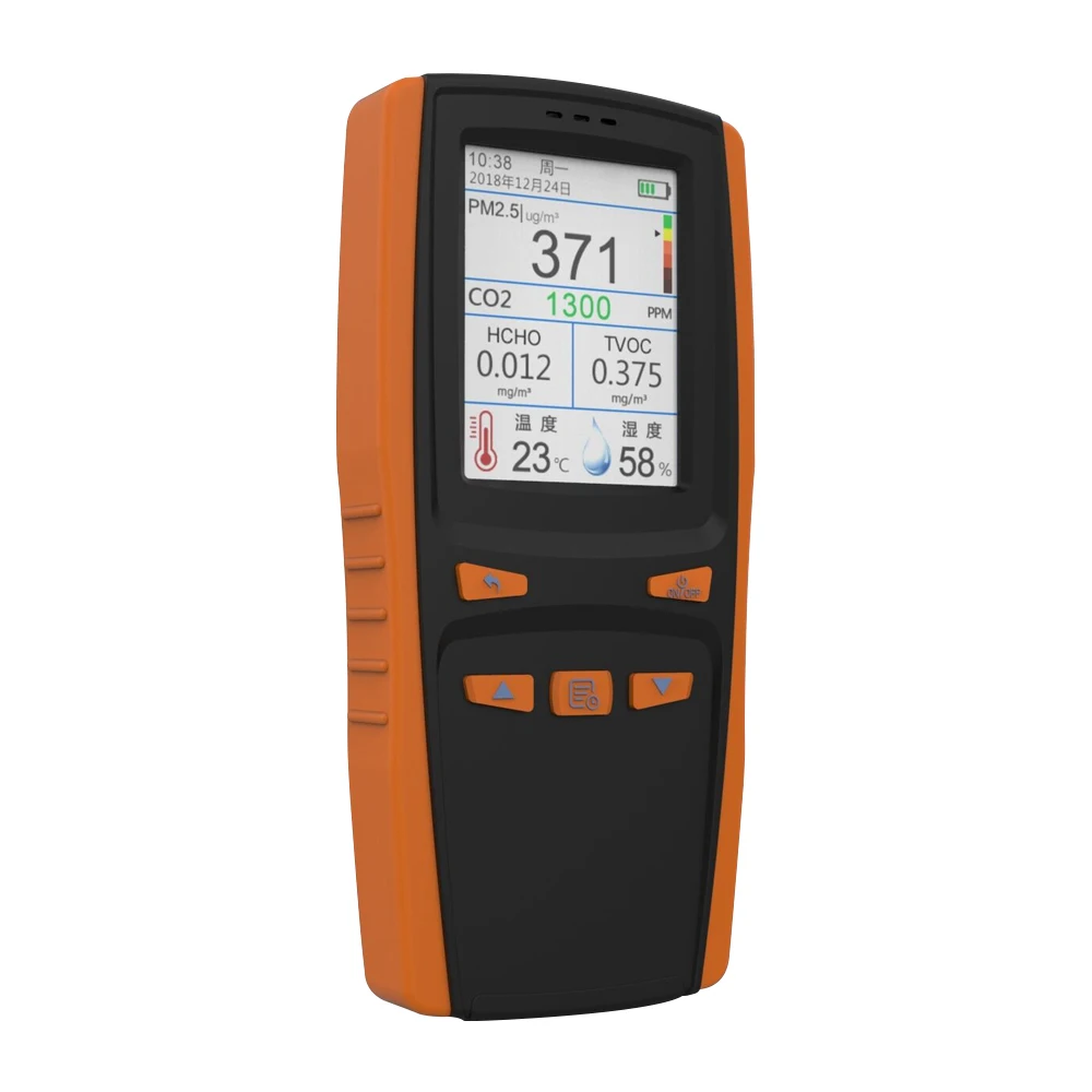 Multifunctional Gas Detector and Air Quality Equipment Hygrothermograph Data Transmission Gear Gas Analyzers
