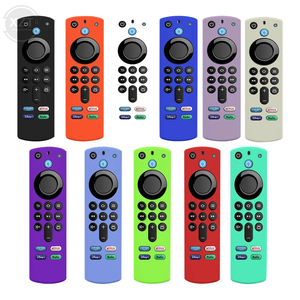 

Защитный чехол для пульта дистанционного управления для AMZ Fire TV Stic, чехол для пульта дистанционного управления Alexa Voice 3-го поколения, силиконовый чехол для пульта дистанционного управления