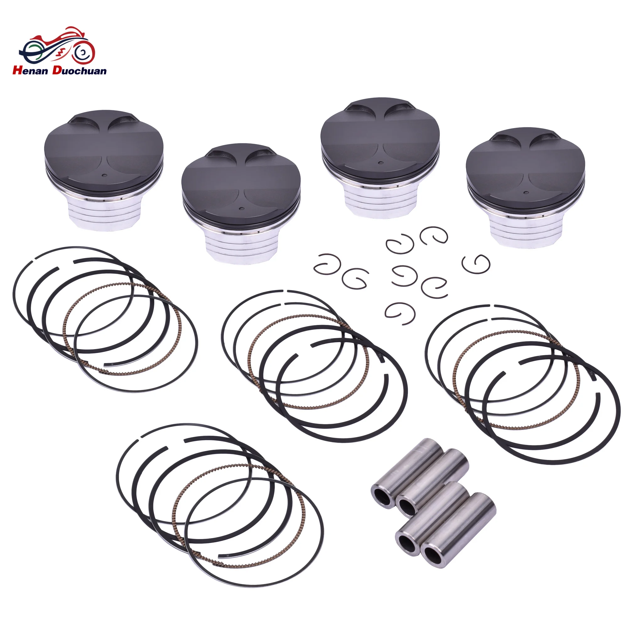 4pc 75mm 75.25mm 75.5mm 75.75mm 76mm STD~ +1.0 Motorcycle Engine Piston Rings For HONDA CBR900RR AC A 2002-03 CBR900 CBR 900 RR