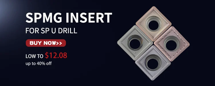 U-Bohrer SP Indexierbarer Bohrmeißel SPMG 12,5-47mm 2D 3D 4D Innenkühlung Bohrwerkzeug für CNC-Drehmaschine Stahl – Detail 3