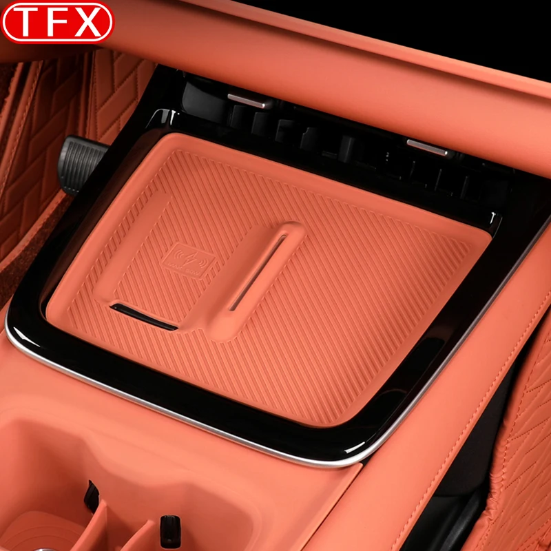 

For Changan Deepal S05 2024-2026 Car Styling Central Control Wireless Charging Silicone Pad Panel Protective Cover Accessories