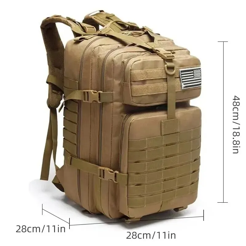 Men Hiking Backpack Big Capacity Army Tactical Men Backpack Military Camouflage Travel Outdoor Hiking Backpacks