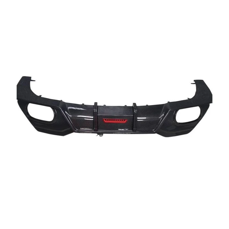 

Suitable for BMW 8 Series G14 G15 G16 Carbon Fiber Modified TK Style Lip Diffuser with Lights Rear Spoiler
