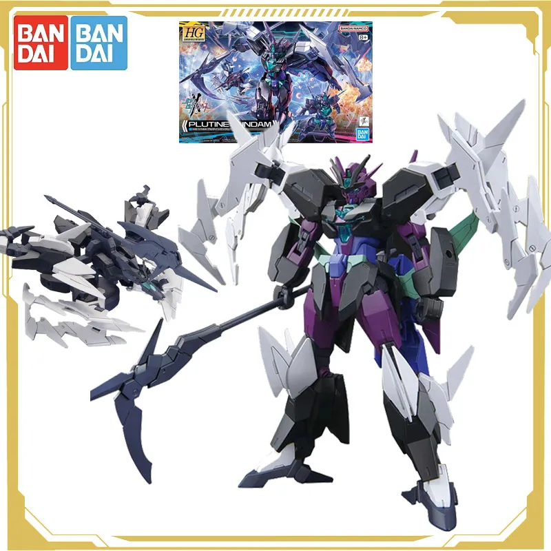 

Bandai Original GUNDAM Anime Figure HG 1/144 PLUTINE GUNDAM Creator Meta-universe Action Figure Toys for Boys Girls Kids Gift