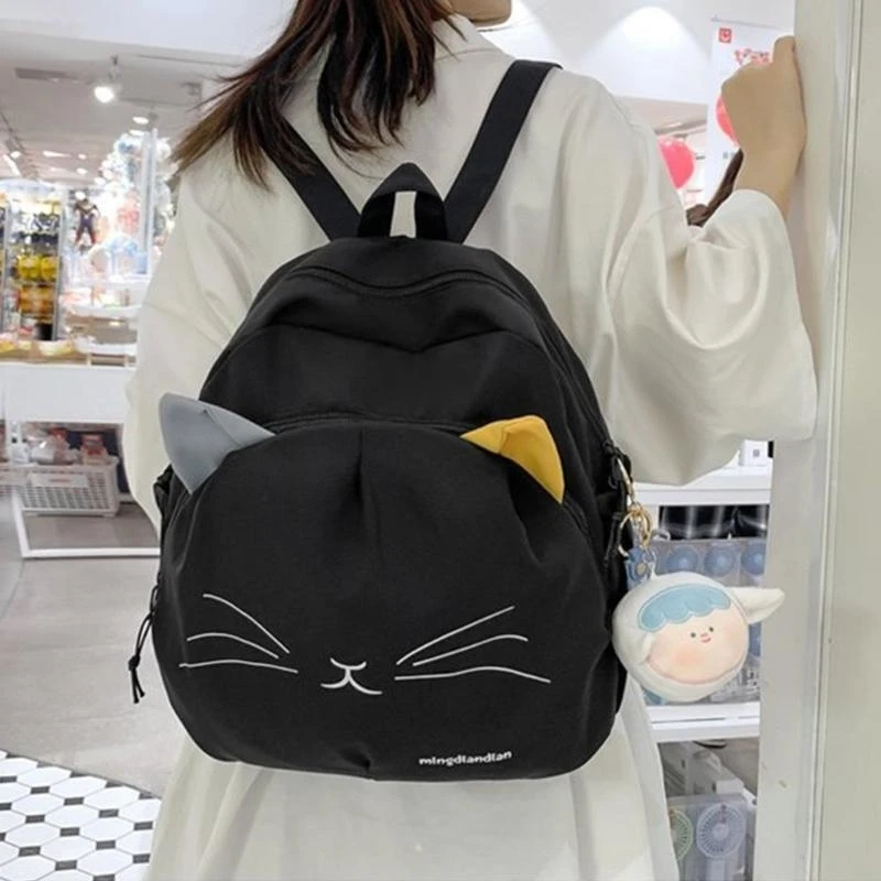 

C63C Cartoon Rucksack Schoolbag Fashion Large Bookbags Korean Backpack