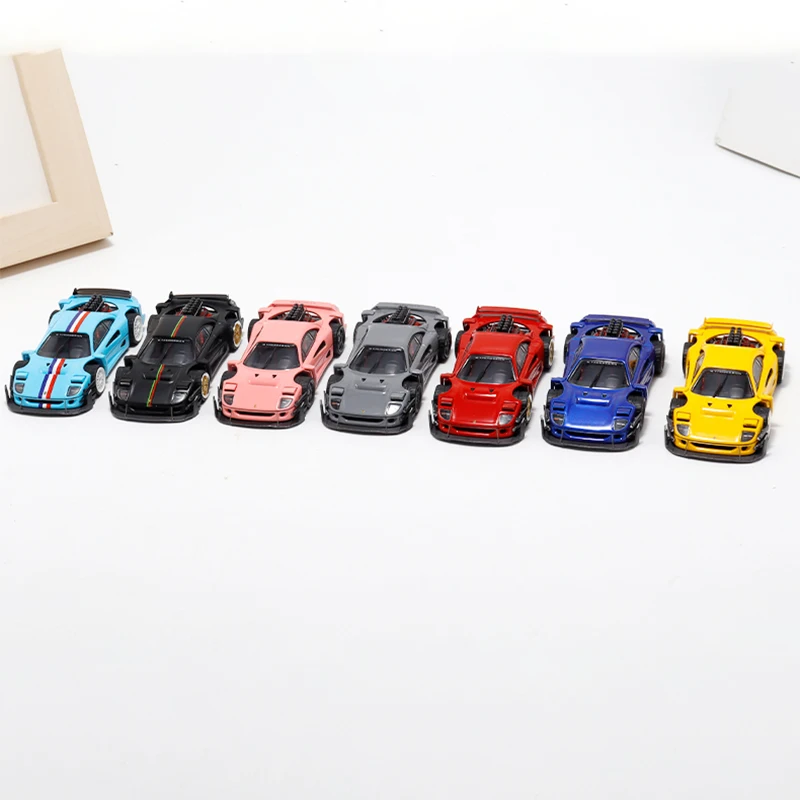 AM Diecast 1:64 Scale F40 Yasid Modified Sports Car Simulation Alloy Car Model Static Display Collectible Toy Gift Souvenir