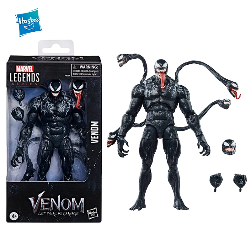 

Original Hasbro Action Figure Marvel Legends Venom Let There Be Carnage Venom Anime Figure Model Toy Doll Ornaments Gifts