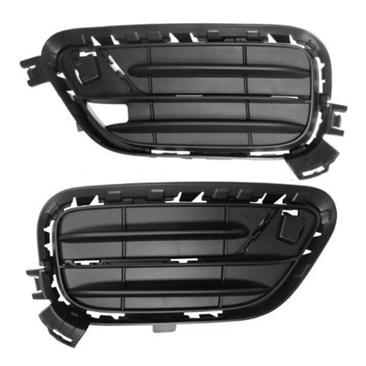 1Pair Car Front Bumper Grilles Bezel for BMW X3 2015-2017 51117347945/51117347946 Lower Grille Trim Cover Frame